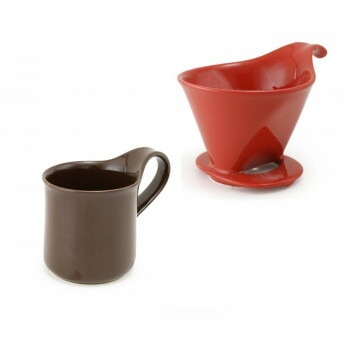 ZERO JAPAN（ゼロジャパン） ドリッパー＆カフェマグセット ドリッパートレイ付 DMZ-16 TO/DCH