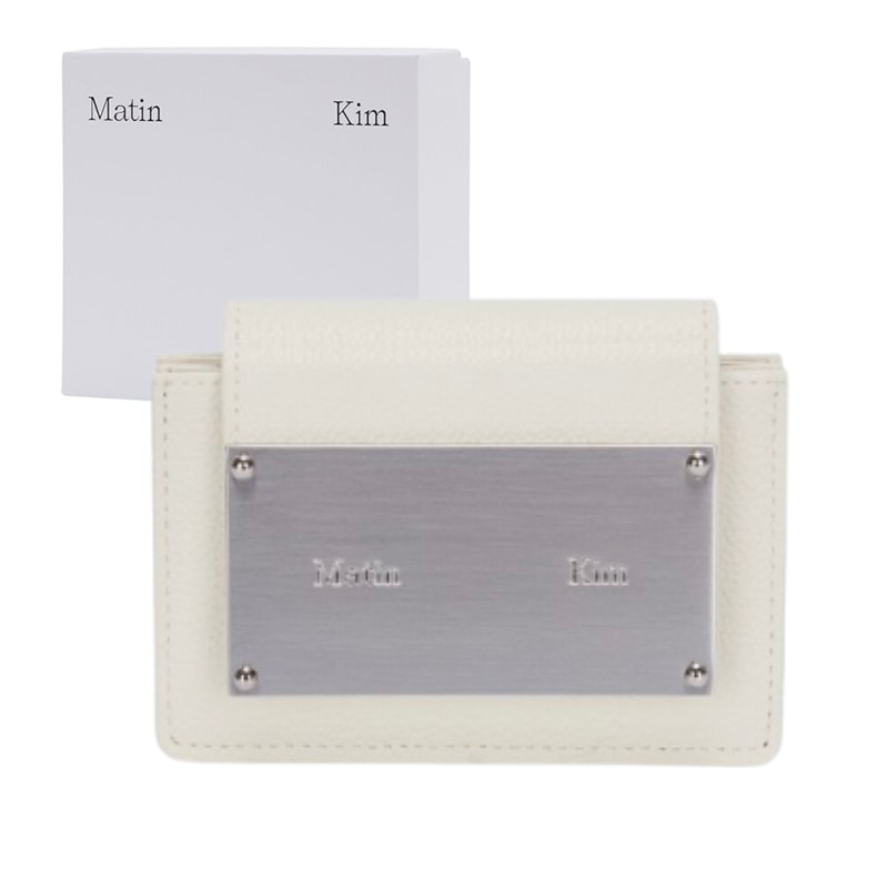 マテン　ACCORDION WALLET IN WHITE パースケース　財布