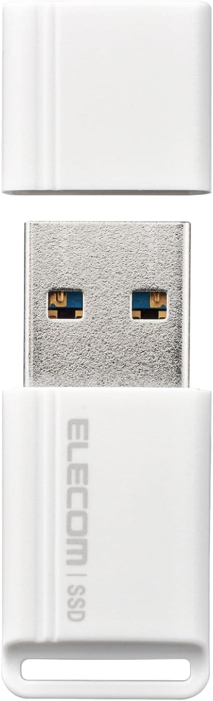 SSD 外付け 500GB USB3.2 (Gen1) 小型USBメモリ型 ホワイト ESD-EXS0500GWH
