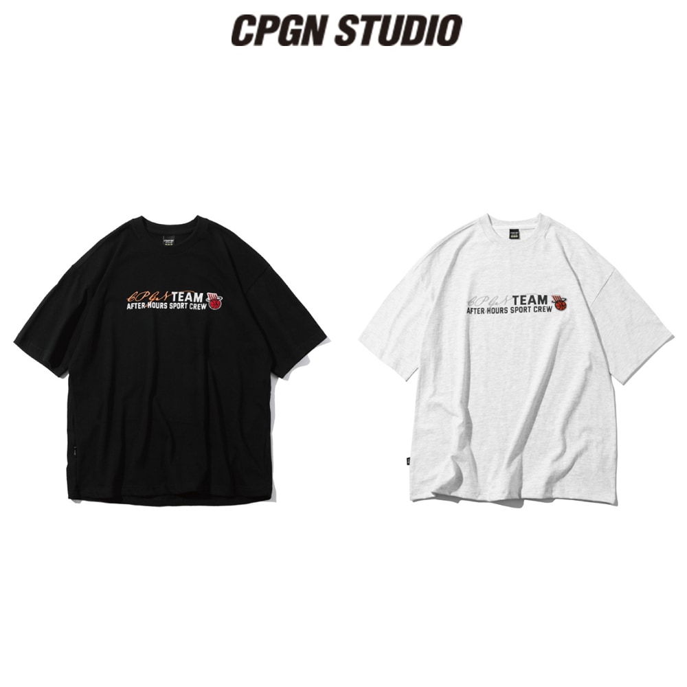 【CPGN STUDIO】 Basketball Embroidery Short Sleeve T-shirt