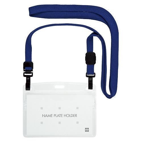 （まとめ買い）オープン工業 吊り下げ名札 Wフック式 10枚 青 NL-1-BU 00019686 [x3]