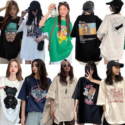 Qoo10] 2024春日新作Tシャツ韓国ファッション