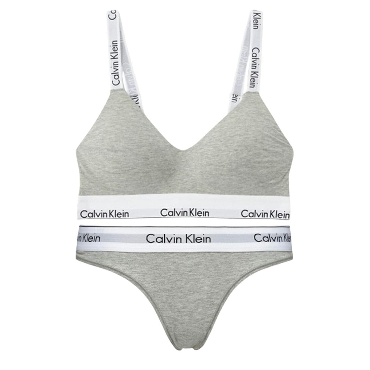 ブラ&ショーツ セット スポーツ ジム 筋トレ 運動 無地 下着 QF7059+F3786 050X020 レディース グレーヘザー