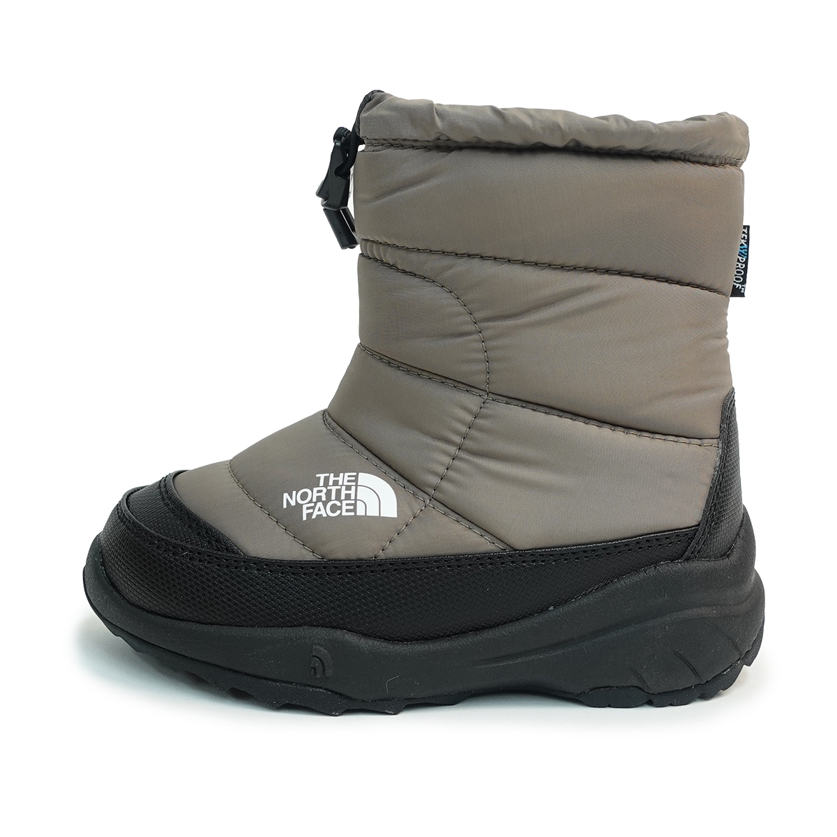 キッズ ブーツ 子供用 ヌプシ ブーティ ウォータープルーフ NFJ52287 CK キャバングレー×TNFブラック