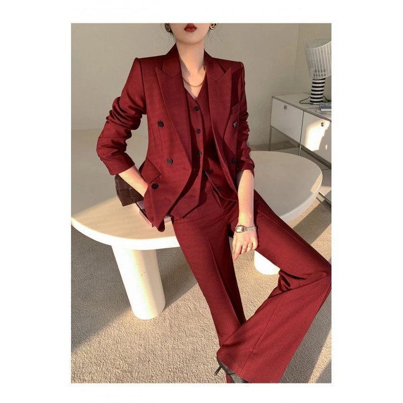 気質 OL スーツ セットアップ レディース 通勤 ジャケット/パンツ 二点セット 入学式 30代40代50代 卒園式 卒業式 スリミング 春 アウター フォーマル 母の日 大人のスーツQ5-0414 7,982円