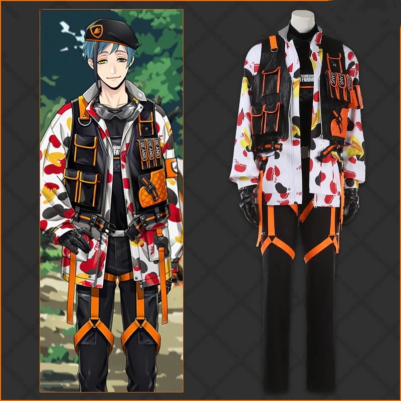 ツイステッドワンダーランド ツイステ OCTAVINELLE寮 Floyd 迷彩服 コスプレ衣装 コスチューム期間限定30％