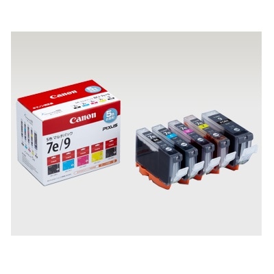 インクカートリッジ BCI-7e 4色 BK/C/M/Y + BCI-9BK マルチパック BCI-7E+9/5MP 5,220円