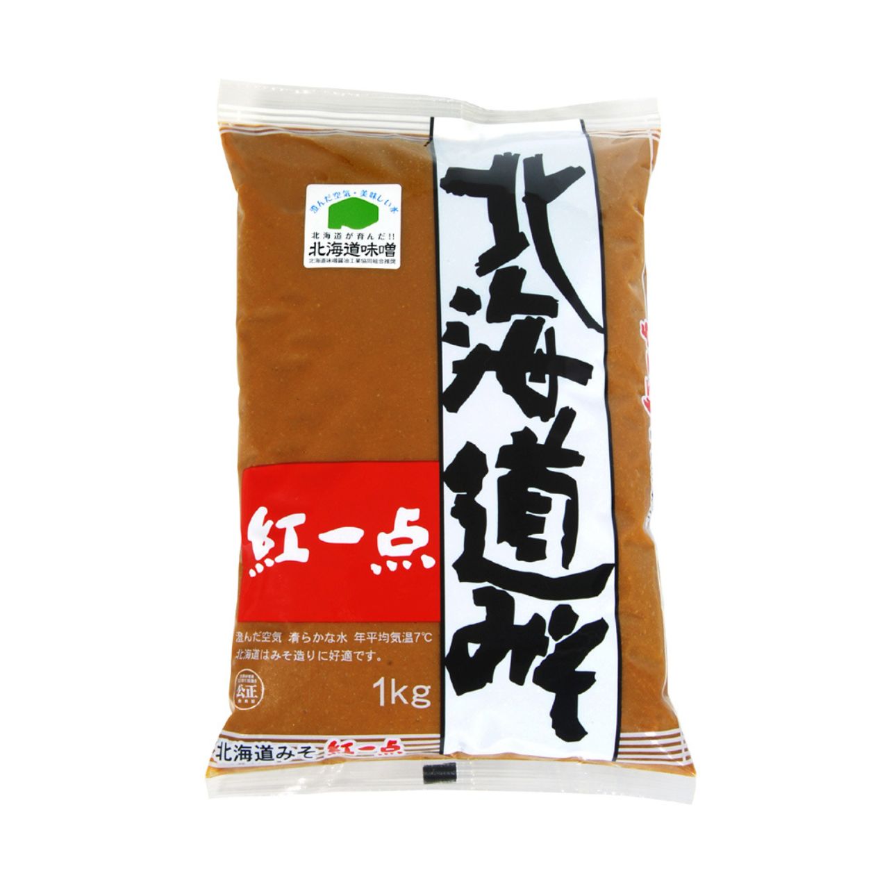 岩田醸造 北海道みそ紅一点 1kg 10個 味噌 ミソ 米みそ 米味噌 北海道味噌 海藻 野菜 みそ汁