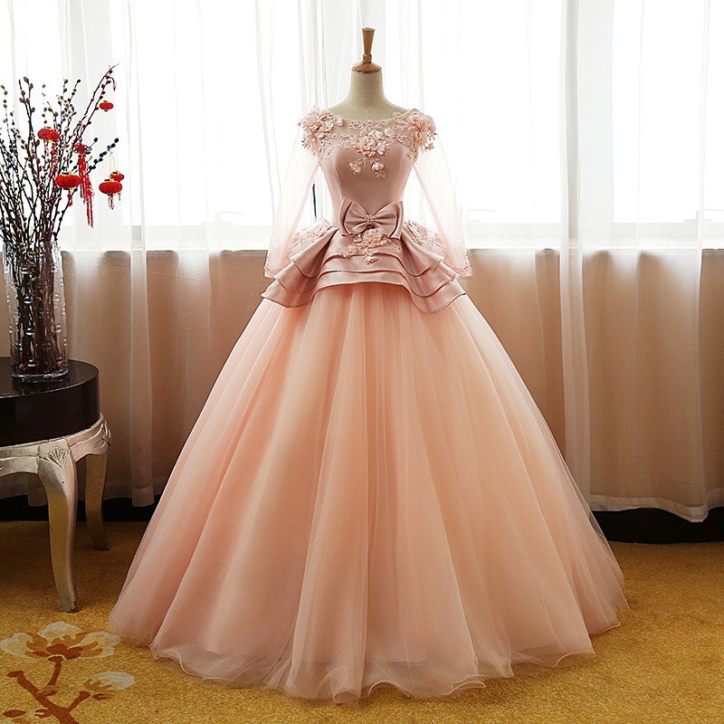 カラードレス 演奏会用ロングドレス パーティードレス ウェディングドレス ワンピース おしゃれ フォーマル お呼ばれ ピンク