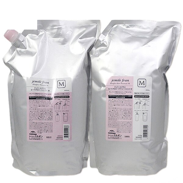 ヒートグロス M シャンプー 2500mL + トリートメント 2500g 詰め替え セット