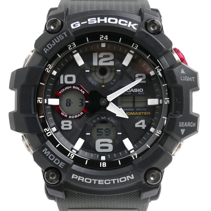 CASIO カシオ G-SHOCK マッドマスター 腕時計 ソーラー GWG-100-1A8JF MULTIBAND6 メンズ 中古