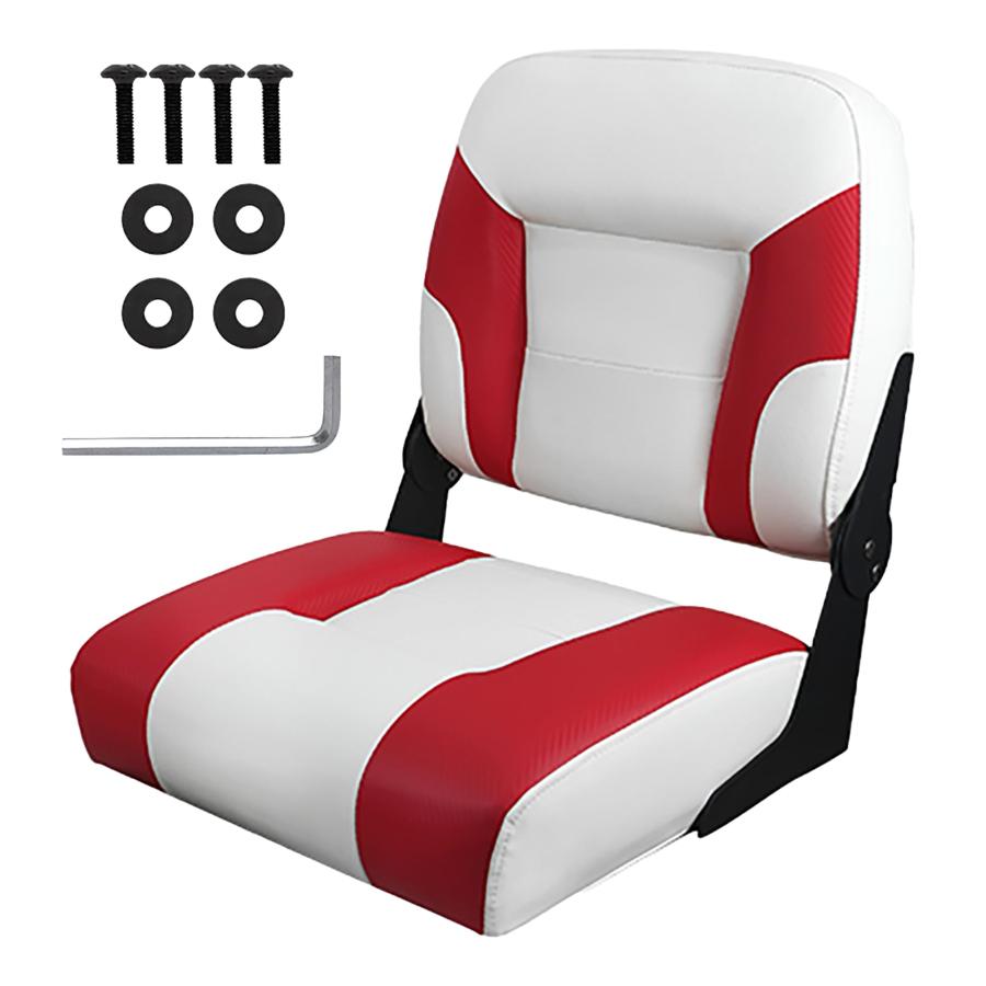 ボート用シートローバックフォールディングシート 防水デラックスハイバックボートシート折り畳み式釣りボートシート