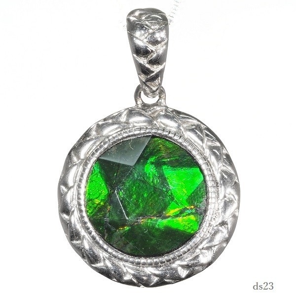 Ammolite 迫力の輝き 限定入荷 天然 アンモライト ネックレス 希少 [仕上げ][品質