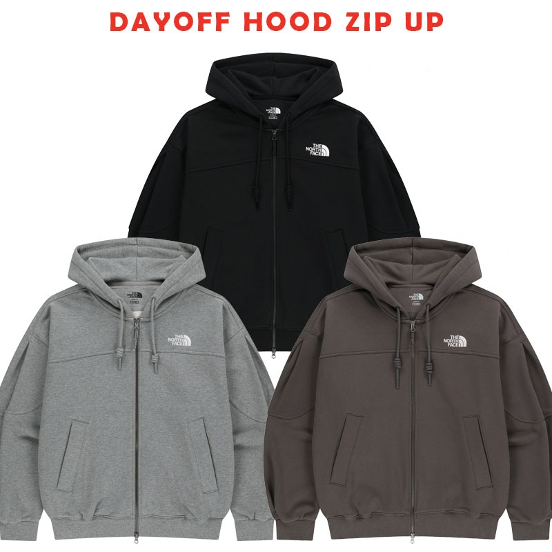 韓国正規品保証 関税負担なしNJ5JR50J DAYOFF HOOD ZIP UPデイリー 基本 着装 男子 女子 人気 韓国 ファッション 男女共用 アウトドア