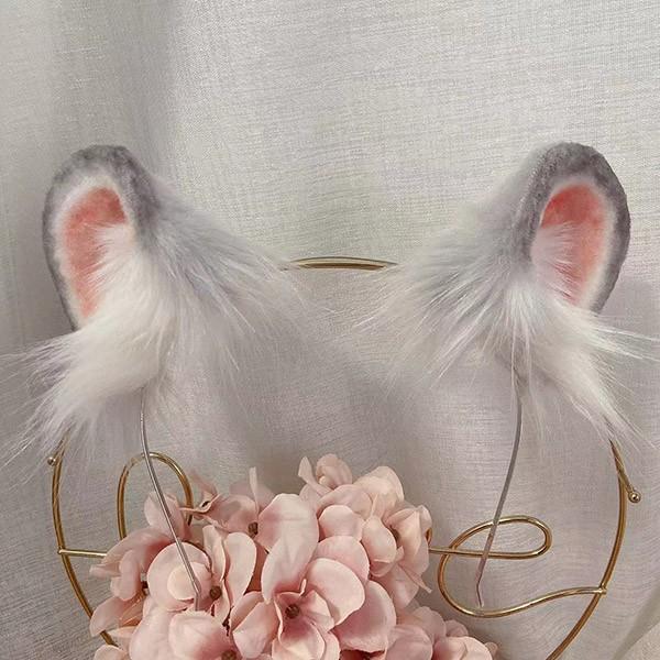 【一部分3日内出荷】コスプレ道具 ネズミ 耳 手作り もこもこ 文化祭 学園祭 パーティー COSPLAY コスチューム アクセサリー ハロウィン cosplay用