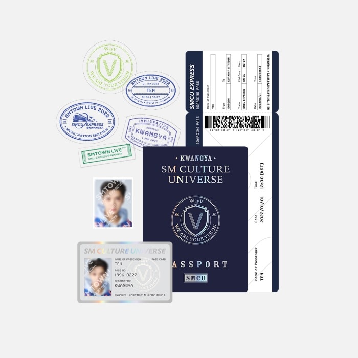 (未開封新品) （荒野）ウェイションV WayV KWANGYA PASSPORT SET - SMCU EXPRESS @ KWANGYAクーン