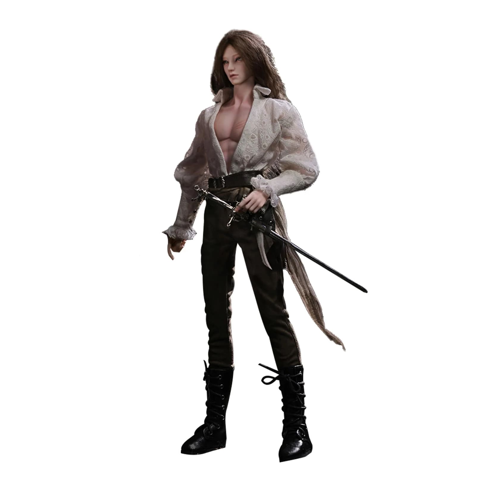 玩趣堂 1/4 スケール 球体関節人形 男 Arlo 中世期 貴族 カウボーイ BJDドール 可動 フィギュア 身長47CM メイク済み 仮装でき 可愛い 樹脂 服セット