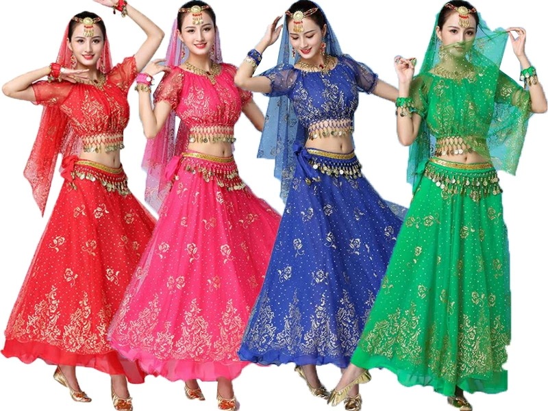 ベリーダンス衣装 セットアップ ベリー ダンス衣装 ヒップスカーフ シフォン衣装 アラジン アラビアン衣装 エジプト衣装 インドダンス衣装 スパンコール コスチューム エスニック コスプレ イベント