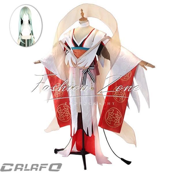 陰陽師 おんみょうじ 緊那羅 SSR式神 覚醒前 コスプレ衣装 ウィッグユニフォーム 舞台演出服 ハロウィン イベント 学園祭 クリスマス仮装