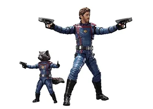 S.H.フィギュアーツ スターロード＆ロケットラクーン（ガーディアンズオブギャラクシー：VOLUME 3）約150mm 約60mm PVC&ABS製 塗装済み可動フィギュア