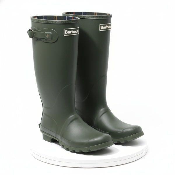 BARBOUR 生産 Bede Wellington Boots LRF0043 OL51 ビード ウェリントン ブーツ オリーブ 817427