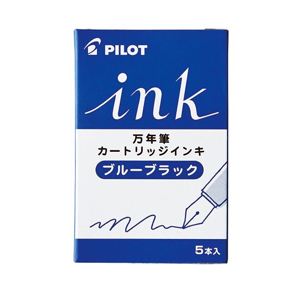 （まとめ） パイロット 万年筆用カートリッジインキブルーブラック IRF-5S-BB 1箱（5本） (×30セット)