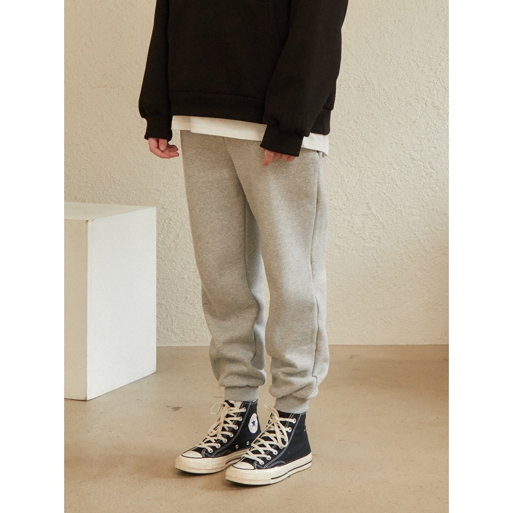 URBANAGEベーシックジョガートレーニングパンツ（起毛裏地）3 Colors