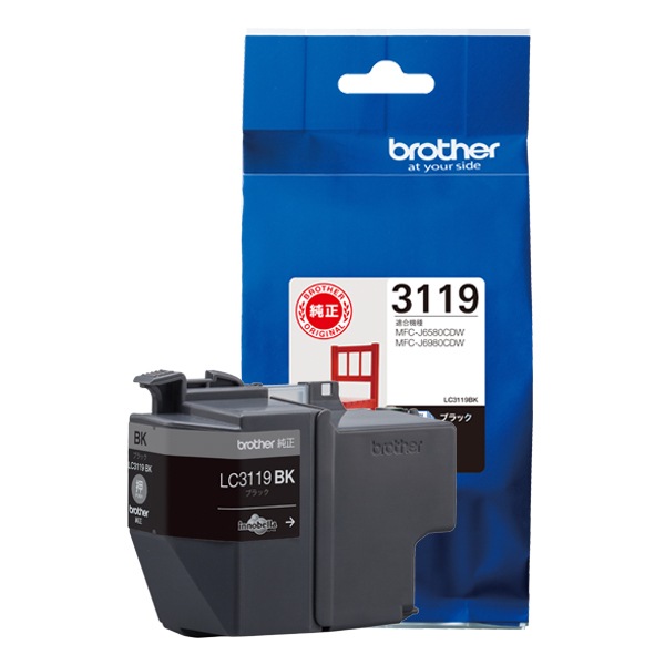 純正品 LC3119BK インクカートリッジ 大容量タイプ 黒 5,532円