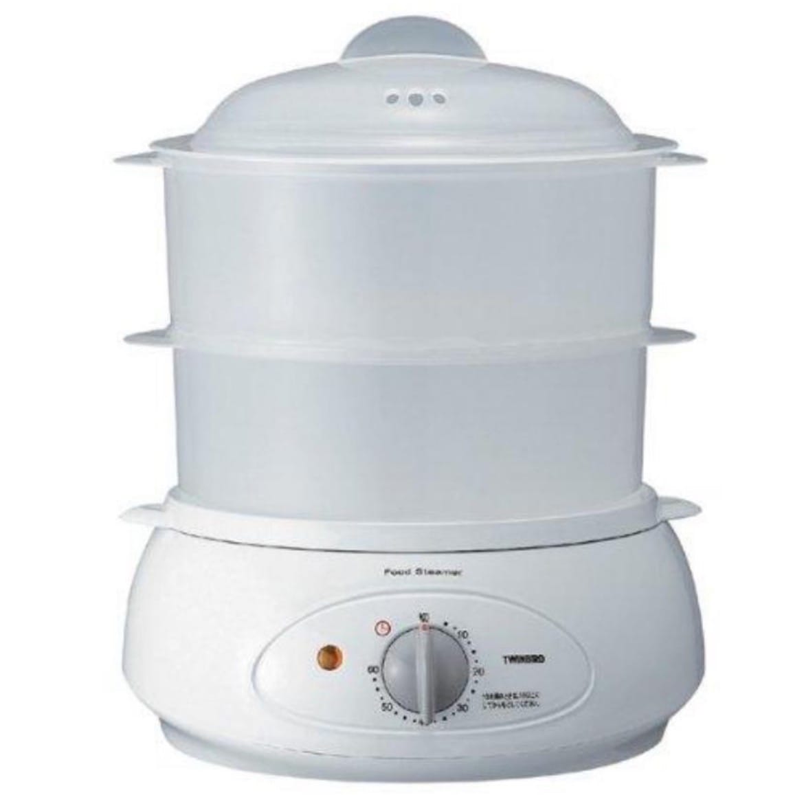 訳あり　ツインバード 蒸し器 フードスチーマー SP-4137W ホワイト