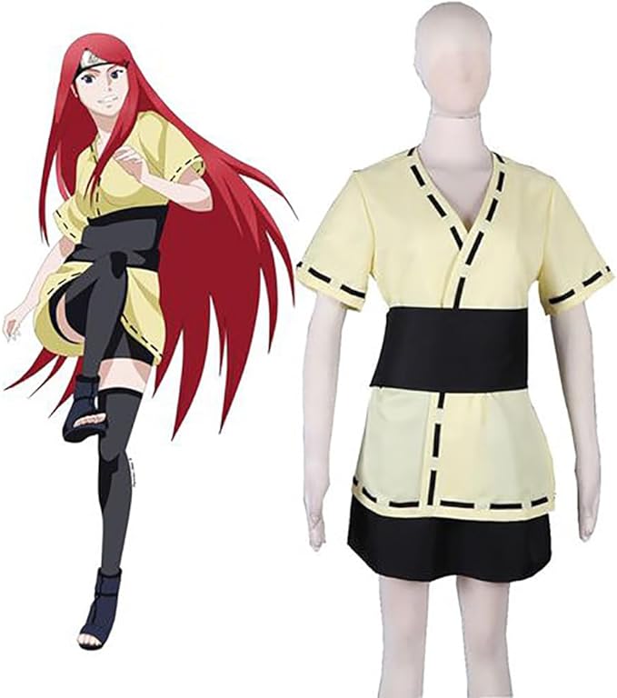 うずまきクシナ コスプレ衣装 ナルト 疾風伝 コスチューム ナルトの母 仮装 アニメ服