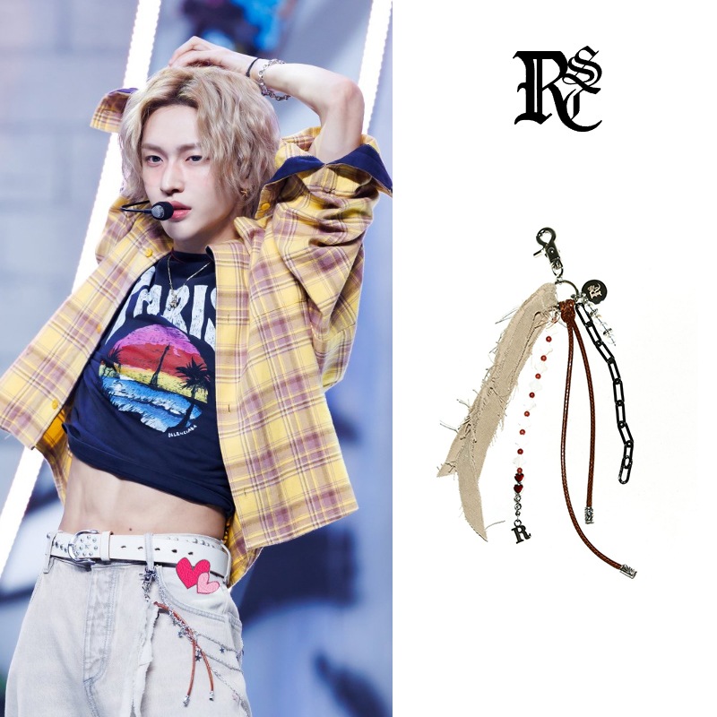 [RIIZE ウォンビン着用］RCCS/DENIM RAW CUTTING KEY CHAIN