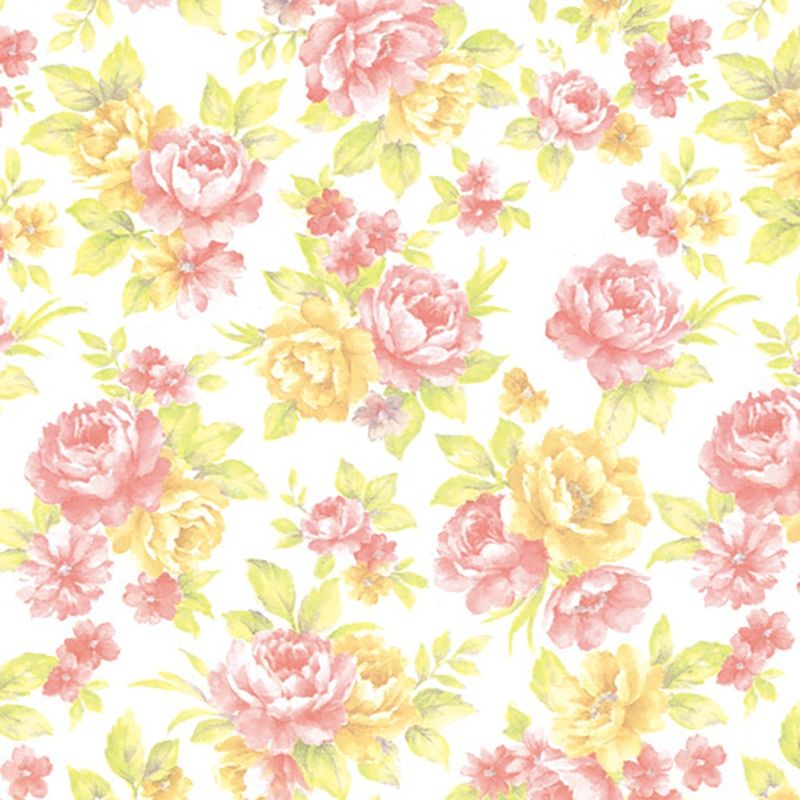 （まとめ買い）シモジマ HEIKO 包装紙 花柄 半才 エンプレスローズ 100枚 750x528mm ラッピング用品 002312702 [x3セット]