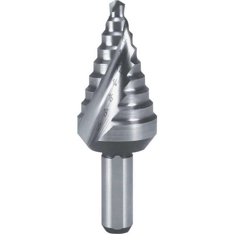 RUKO社　2枚刃 スパイラルステップドリル 20mm 短尺　101062