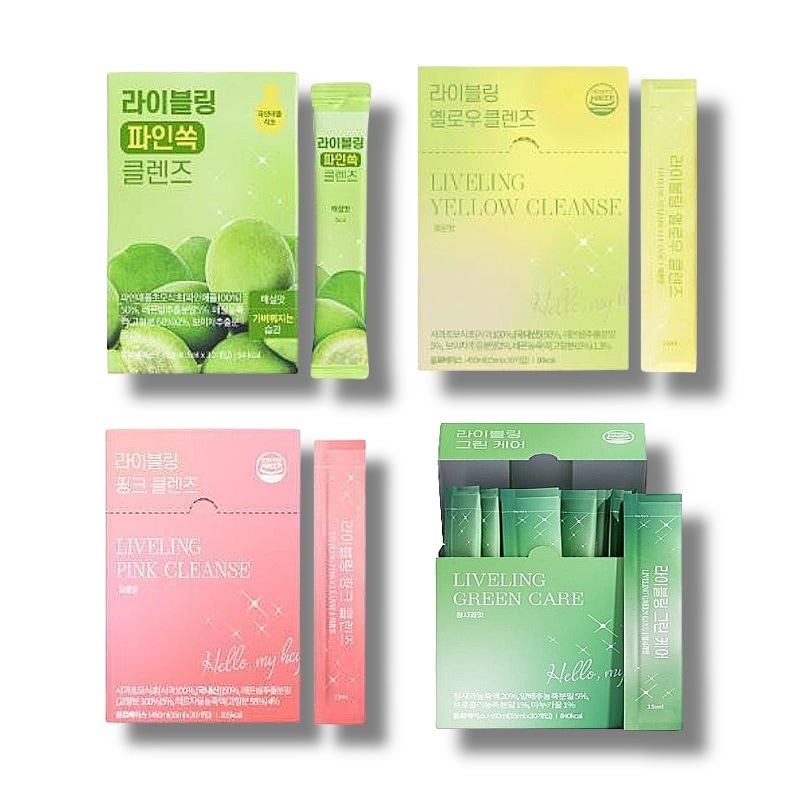 クレンズ 15ml*30包 4種(梅味わさびレモン味&グレープフルーツ味青りんご味)のうち1つ選択