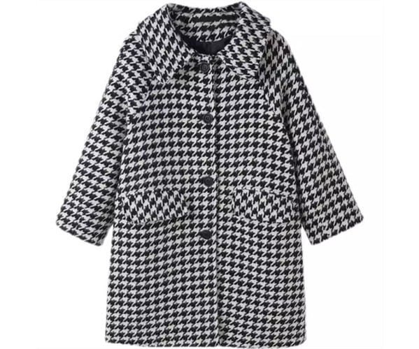 レディース コート アウター 上着 ウール ミドル丈 長袖 襟付き ストレート 異国風 大人可愛い きれいめ 上品 おしゃれ レトロ エレガント 存在感 ラグジュアリー クラシカル シック 高級感