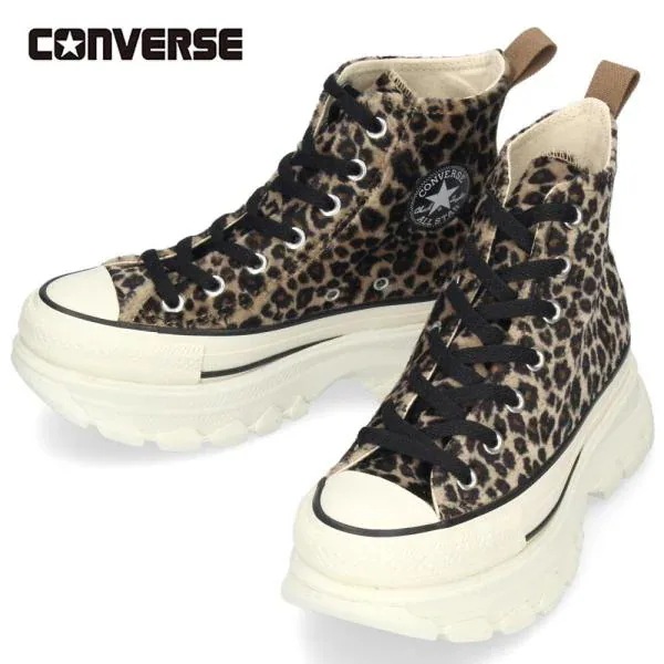 コンバース CONVERSE レディース スニーカー オールスター R トレックウエーブ アニマルファー HI 31310230 ハイカット レパード 厚底 カジュアル シューズ 10,745円