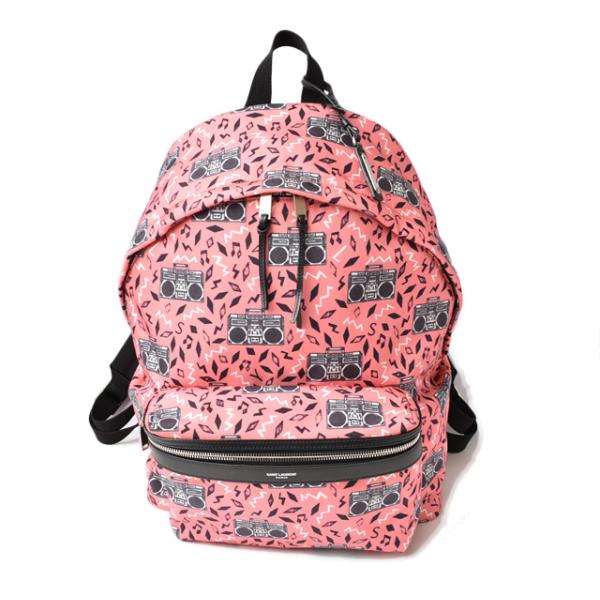 バックパック/リュック SAINT LAURENT バッグ キャンバス/ミュージック ピンク 534967 HPM1F 5563