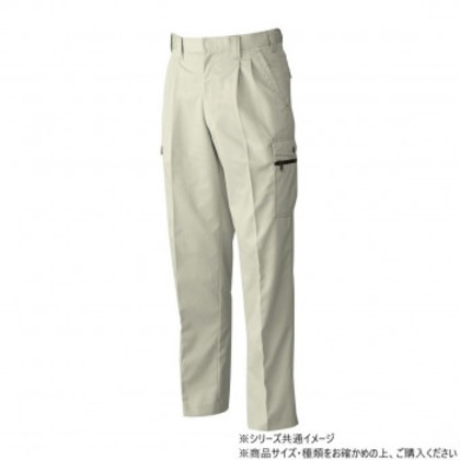 桑和 6118 ツータックカーゴパンツ 130サイズ ベージュ(3)
