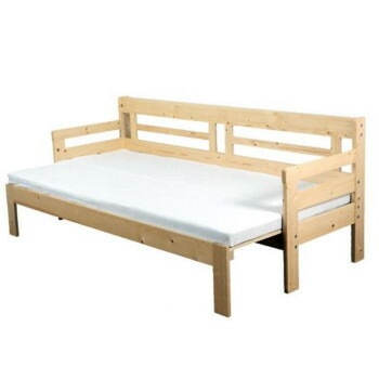 天然木すのこソファベッド 専用マットレス付 ナチュラル SFB-200M　N/ナチュラル