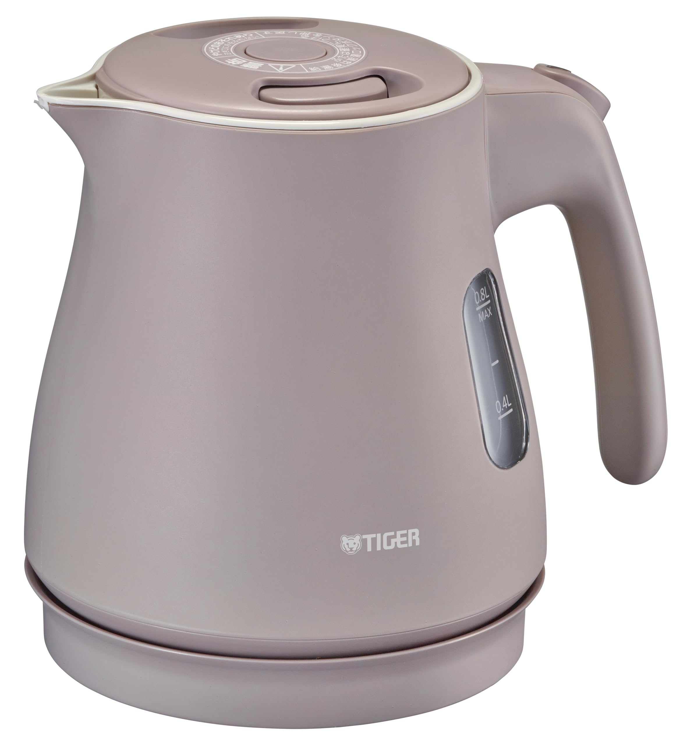 【WEB限定】タイガー魔法瓶(TIGER) 電気ケトル 湯沸かし 0.8L 転倒お湯漏れ防止 カラ炊き防止 省スチーム設計 ブロンドベージュ PCM-N080CB