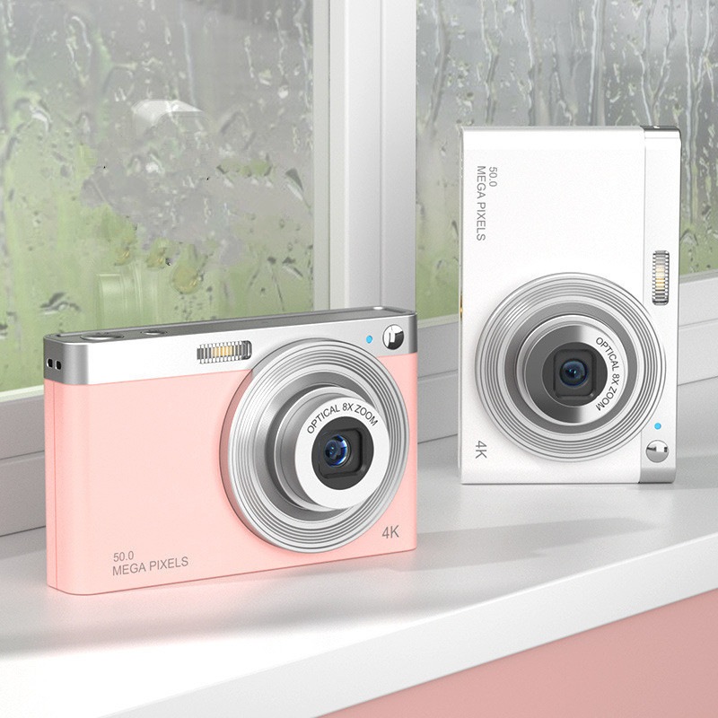 Hd 学生用デジタルカメラ 2.88 インチ Ips スクリーン 8 倍ズーム望遠レンズカメラ