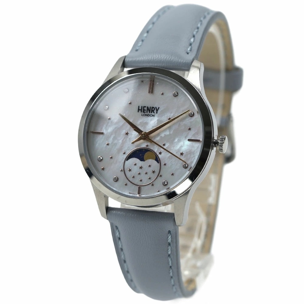 [訳ありアウトレット(箱に難あり)] ヘンリーロンドン 腕時計 レディース レザーベルト HENRY LONDON HL35-LS-0327