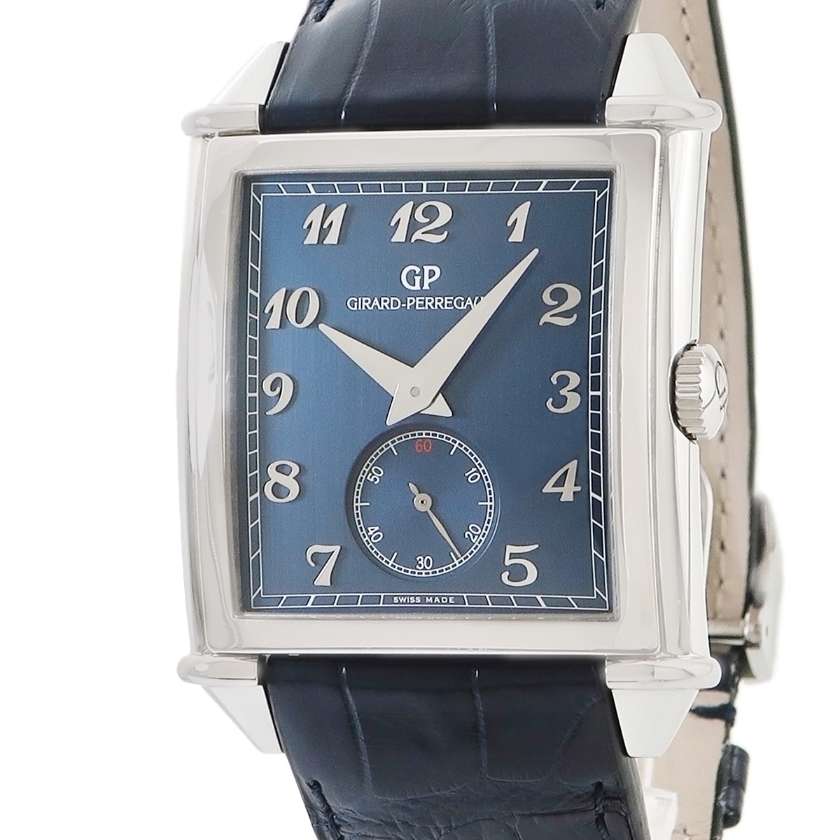 ヴィンテージ1945 スモールセコンド 25880-11-421-BB4A 自動巻き メンズ ブルー アラビア スクエア 3年保証 324,265円