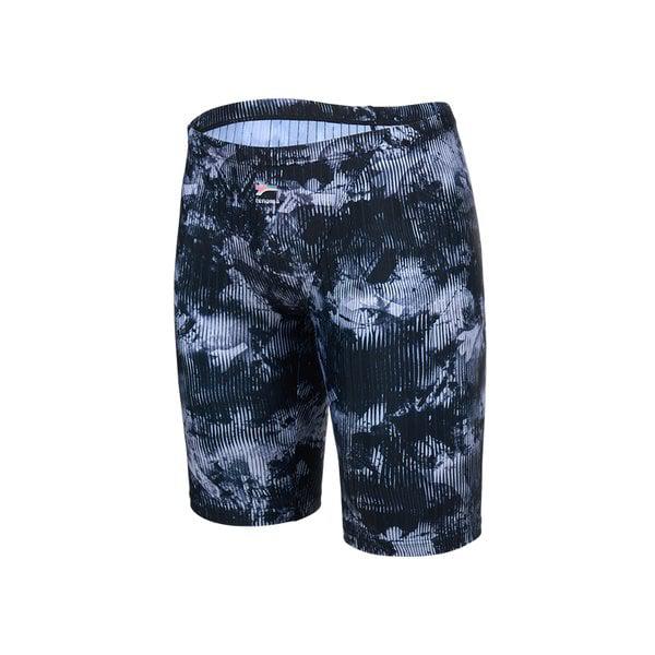 [本社直営] 男性テクスチャパターン4部水着 ブラック RN-MF2F504-BK