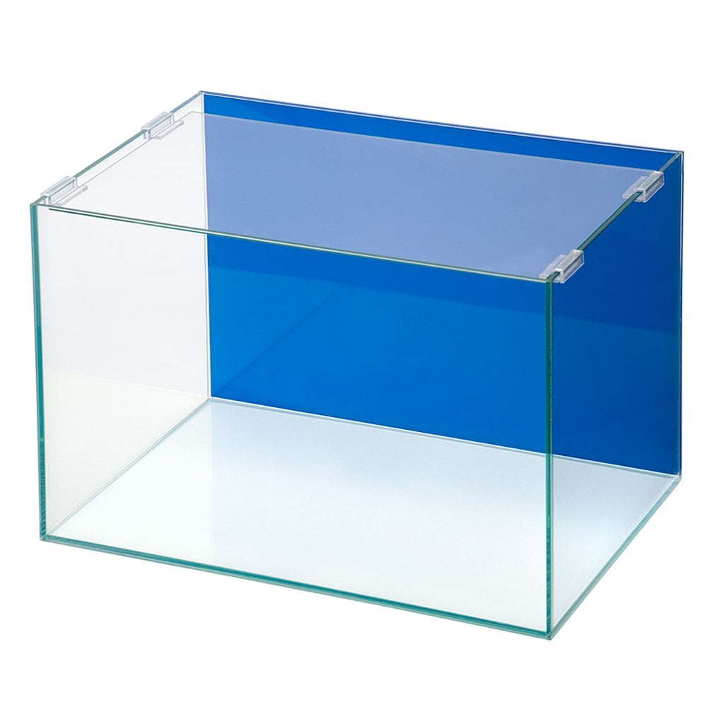 ４５ｃｍ水槽（単体）バックスクリーン貼付済　アクアブルー　アクロ４５Ｎ（４５X２７X３０ｃｍ）オールガラス水槽　お一人様１点限り　ＣＲＣ10―11―01―40―00