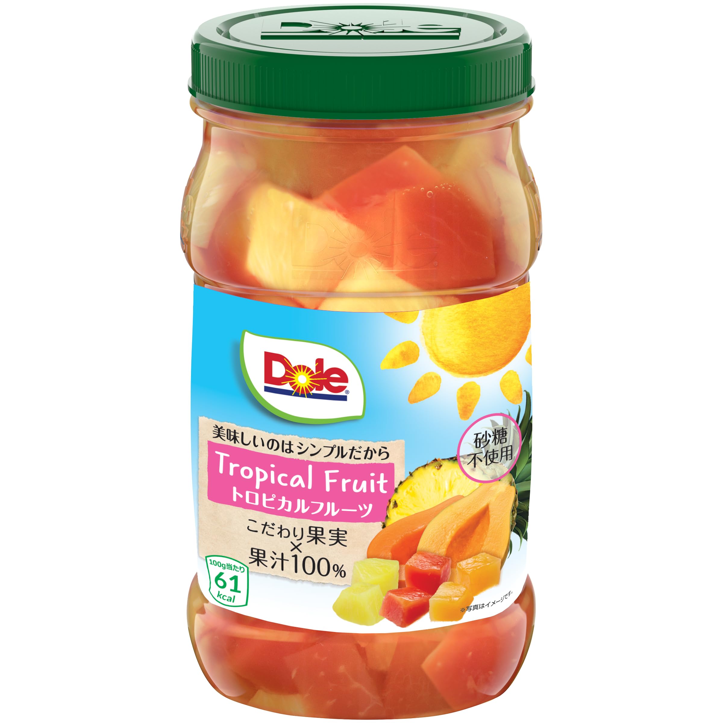 Dole フルーツボトル トロピカルフルーツ 665g×8個 【ヨーグルトやグラノーラに】 (果物 フルーツポンチ ギフト デザート シリアル 缶詰 間食 おやつ 朝食 防災 備蓄) ×5320グラム