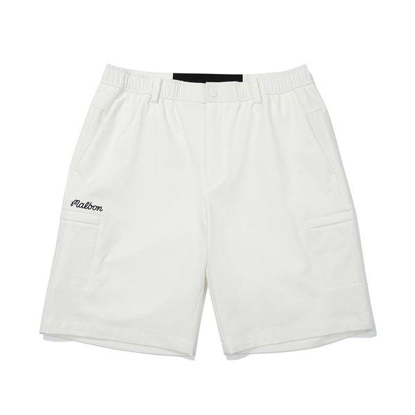 [マルボン公式] トラベルベーシックハーフパンツ OFF WHITE (MAN)