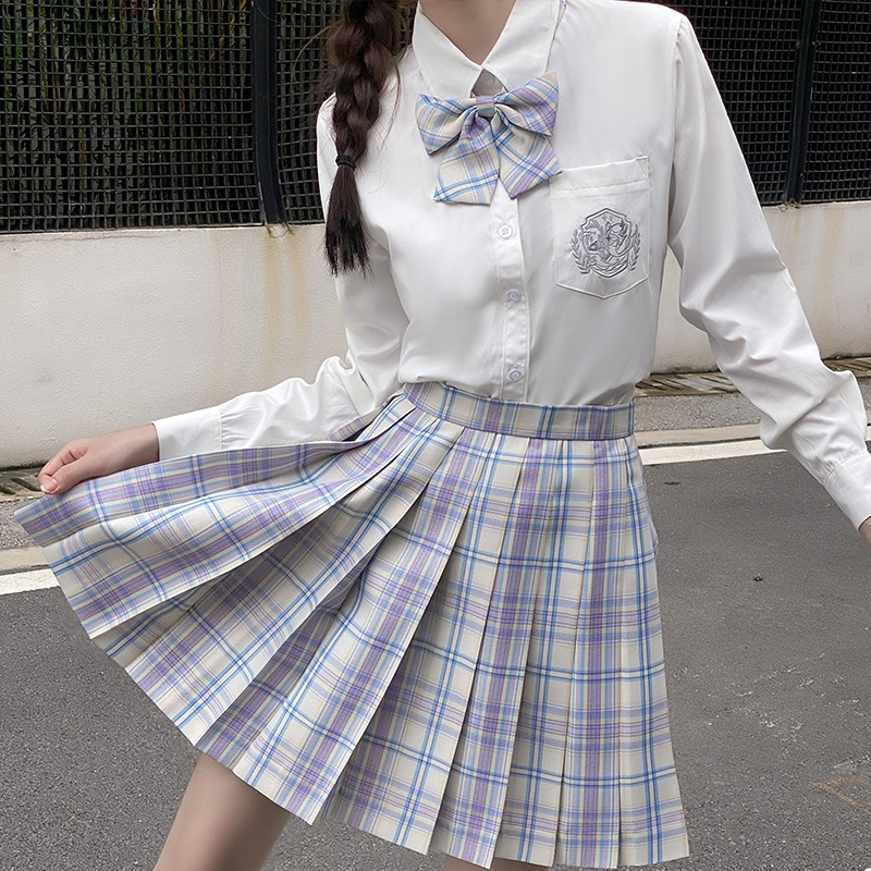 [Qoo10] jk プリーツスカート チェック柄 ミニ : レディース服