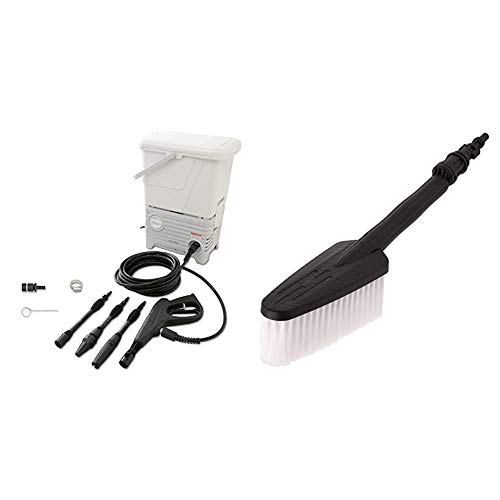 アイリスオーヤマ 高圧洗浄機 サイレント 温水対応 タンク式 場所を選ばす使用可能 SBT-512N & 高圧洗浄機 パーツ ノーマルブラシ FNB【セット買い】