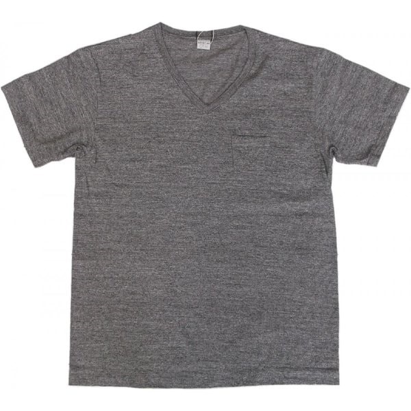 エントリーSG ジェノバ ENTRY SG 半袖 ポケット付き Vネック Tシャツ アイアングレイ GENOVA IRON GREY ES2-179